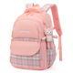 Pink single school bag does not include accessories
