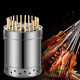 Home Barbecue Stove Smokeless Indoor Carbon Kebab Stove Outdoor Charcoal Hanging Stove Home Barbecue Grill Stainless Steel