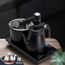 越一上水茶具自动全自动上水烧水壶家用茶炉A6保温煮茶套装不锈钢