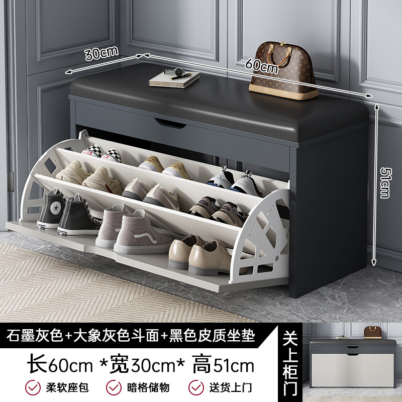 스타일 10 60/30/51 그래파이트 그레이 + 엘리펀트 그레이 팁 버킷 표면 + 블랙 가죽 시트 쿠션