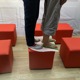 40x40x40 big red flat surface