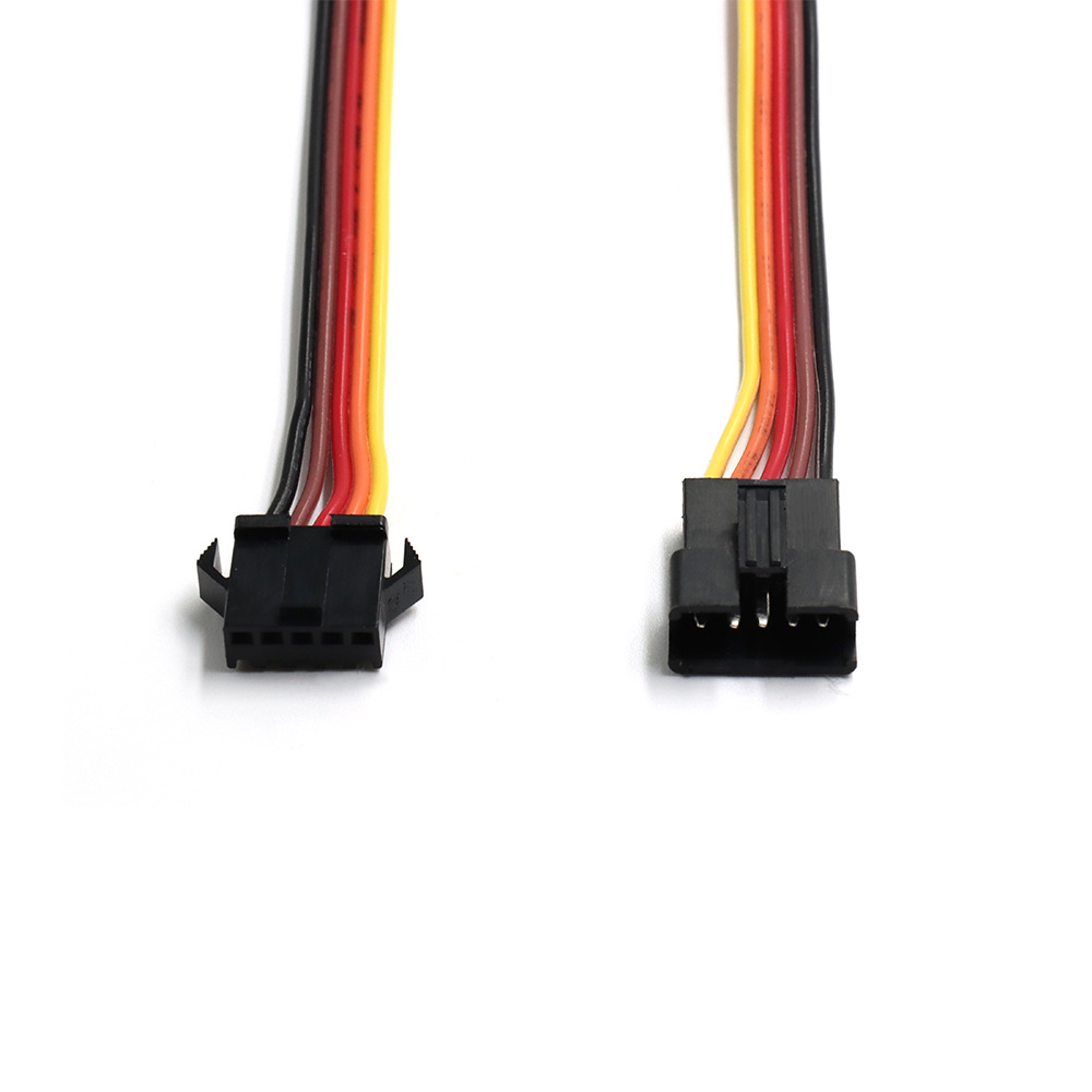 jst SMP 2.5间距 5pin公对母排线端子线 汽车充电连接线厂家定制