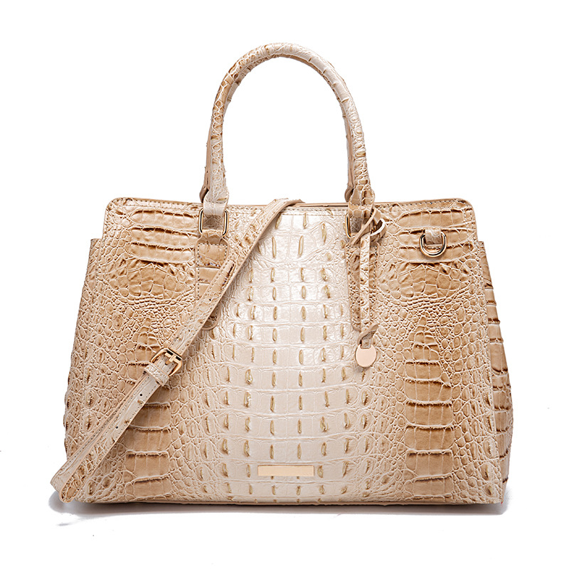 Handheld Crossbody New Women's Bag Brahman Crocodile Pattern_voghion.com