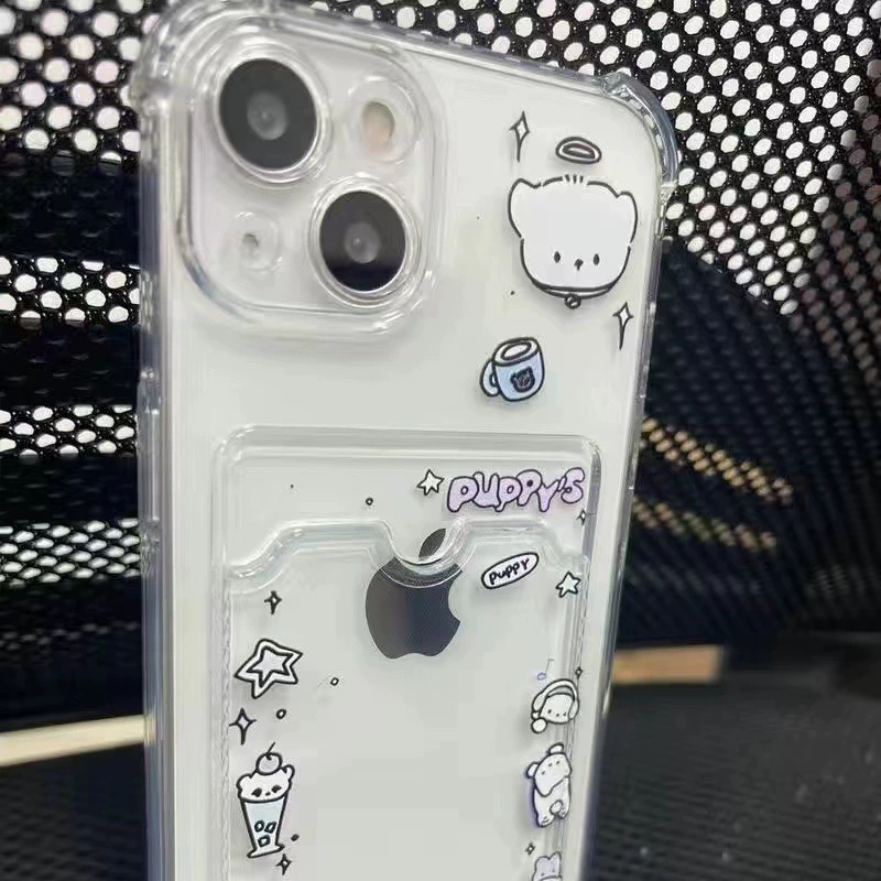 The card holder is suitable for iPhone14/13promax12/11pro anti-fall xr/can hold photos iPhone17