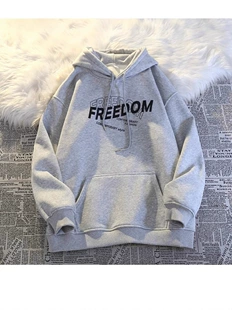 Худи оверсайз унисекс, американский стиль, принт спереди, разноцветный и разных размеров