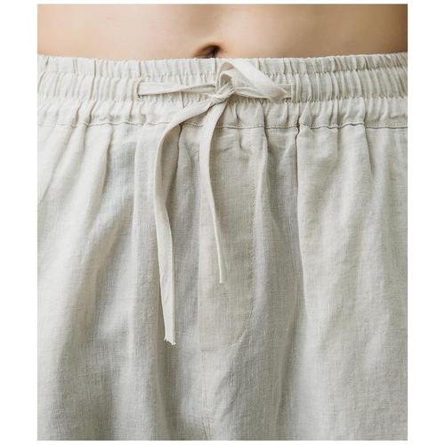 High-end pure linen casual pants for men—Tang-style summer Chinese-style men's clothing, loose-fitting, thin, straight-leg cotton-linen long pants.