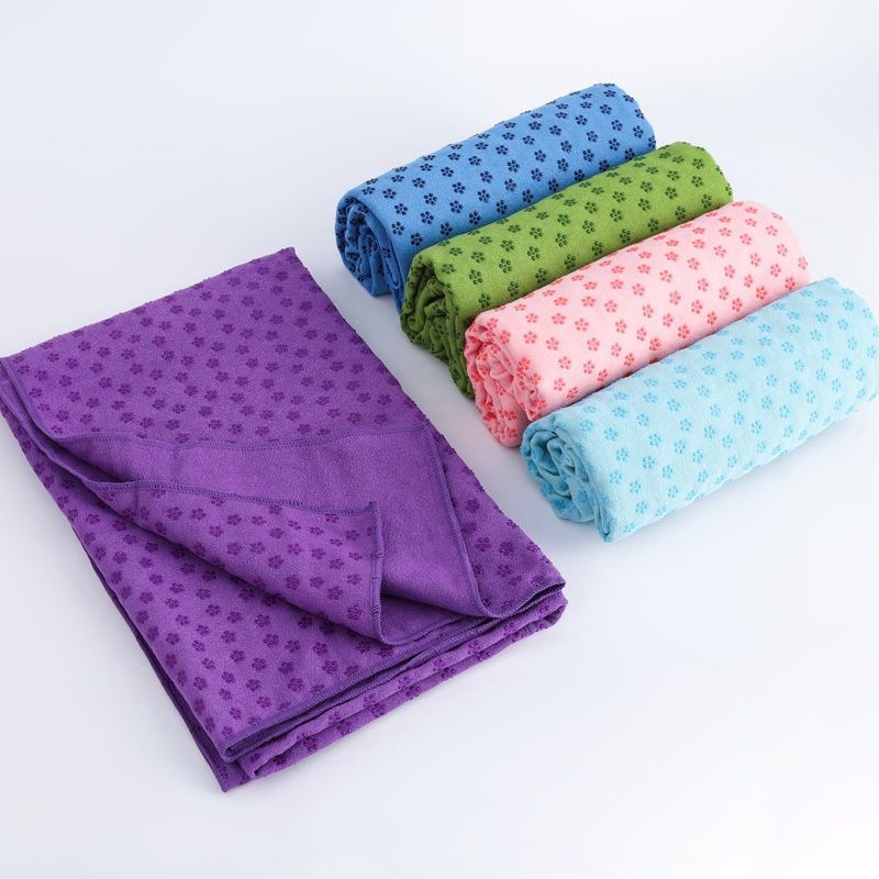 Professional yoga mat with non-slip backing, thickened and widened yoga mat, sweat-absorbing yoga blanket, mat cover, towel, and blanket
