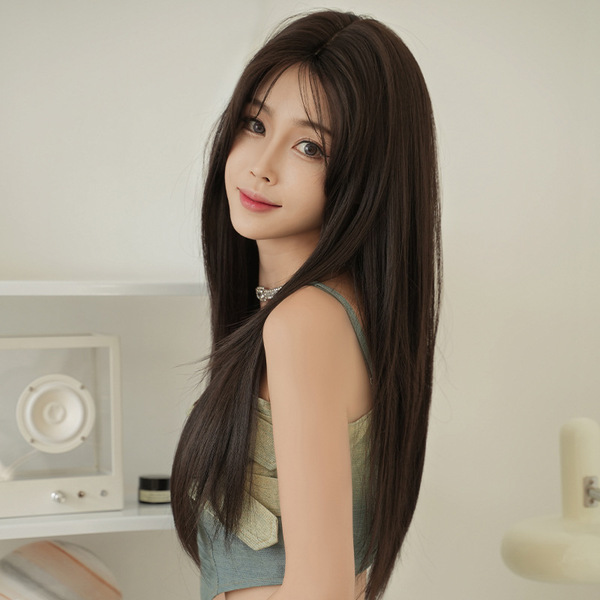 Wig for women with long straight hair