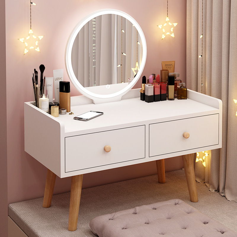 Dressing Table Bay Window Dressing Table Dressing Cabinet Girl Dressing Table Small Table Bedroom Internet Celebrity Small Cabinet