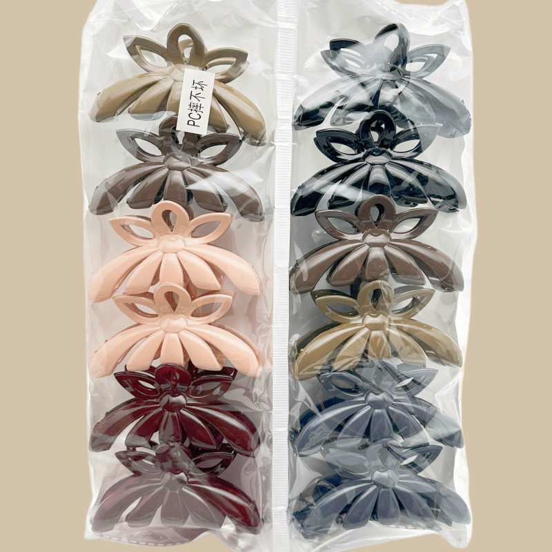 Pearl twist hair clip with plastic embellishment women's Korean side clip Korean style individually packaged pastoral two-yuan store accessories