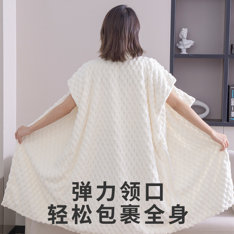 Bath Towel Women's Wearable and Wrapping Cloud Bow Tie Bathrobe Coral Fleece Absorbent Adult Bath Skirt Bathing Embroidery New Style 