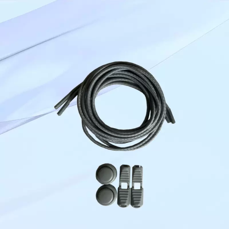 反光懒人弹力鞋带 反光夜跑弹力免系鞋带面包扣 无LOGO现货