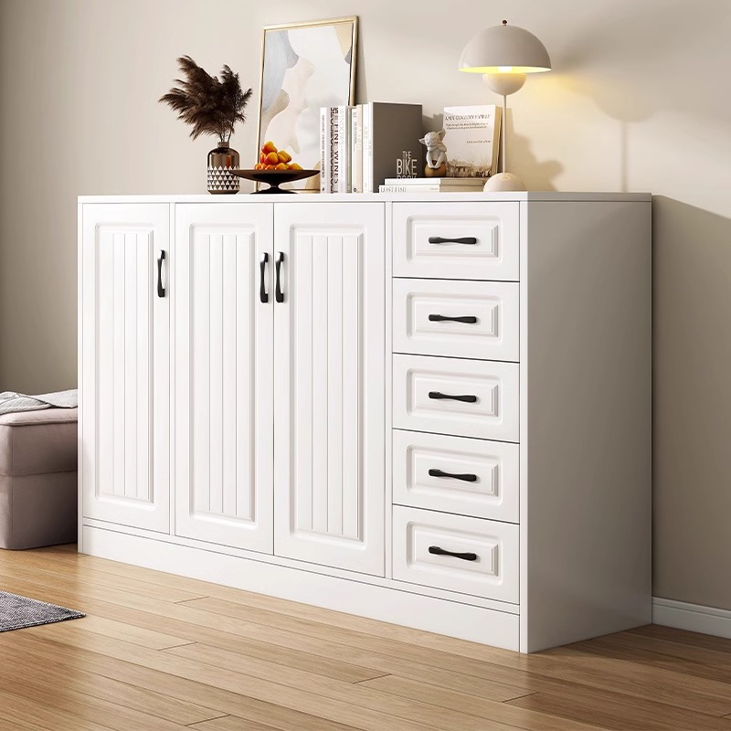 Cinco armarios de estilo europeo armario de dormitorio al final de la cama armario de almacenamiento contra la pared simple moderno cajón de gran capacidad armario de almacenamiento