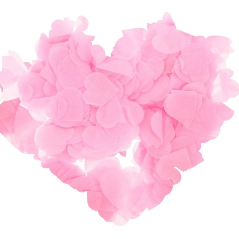 10g colorido 2.5cm confeti de amor fiesta de bodas de San Valentín sosteniendo pétalos globos transparentes relleno de bola de olas