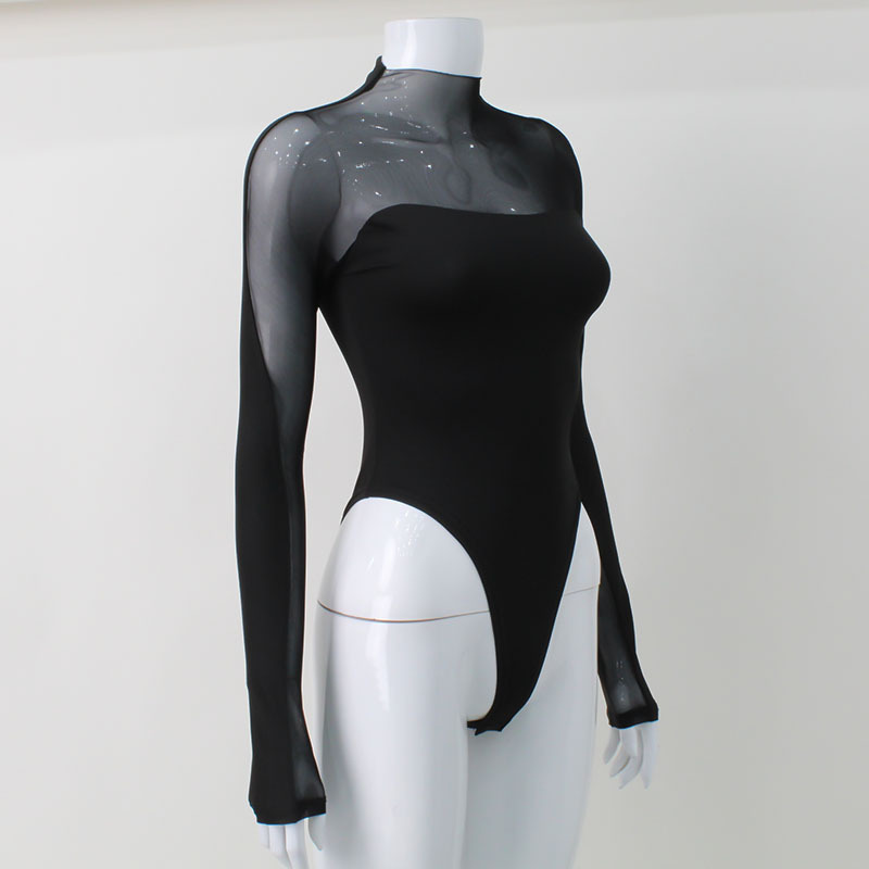 Women's Gender Wholesale Women's Vacation Simple Style Solid Color Long Sleeve Bodysuits