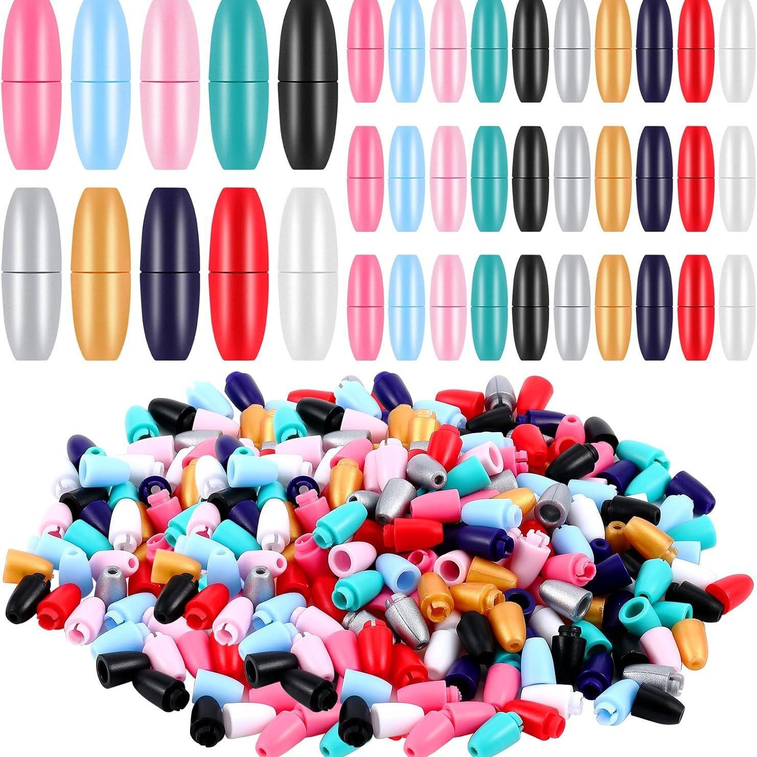 Cross-Border Popular Plastic Safety Rope Buckle DIY Plastic Mother-In-Law Connecting Buckle Kidsren's School Badge Jewelry Accessories Rope Buckle