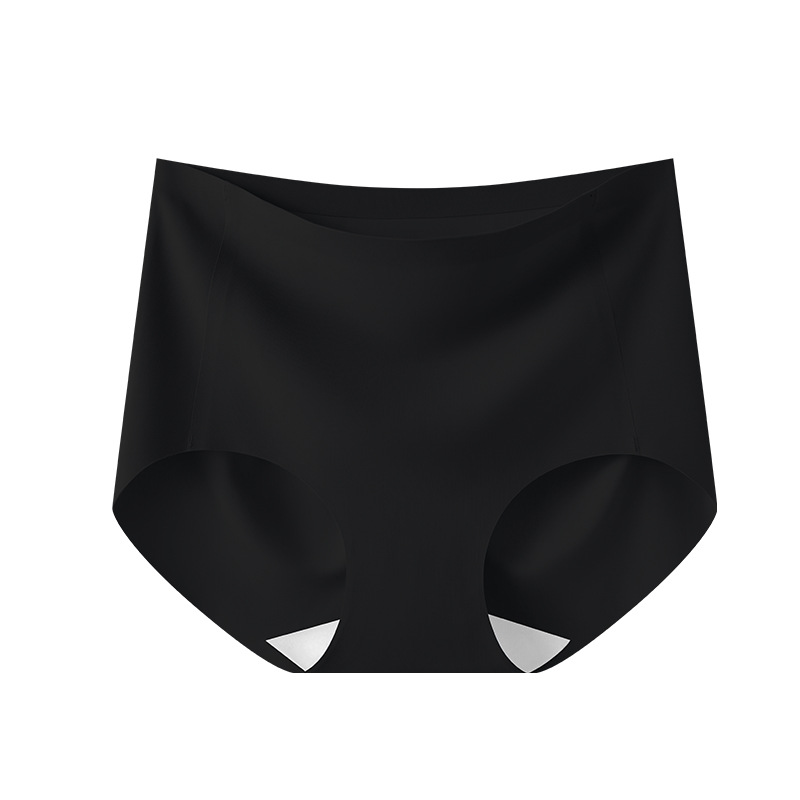 Ropa interior sin costuras de cintura alta, ropa interior de entrepierna antibacteriana de algodón para mujer, yoga y fitness