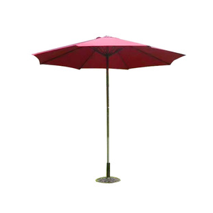 Popular Outdoor Courtyard Table and Chair Set Waterproof Outdoor Garden Table and Chair with Umbrella Combination Cafe Outdoor Center Column Umbrella