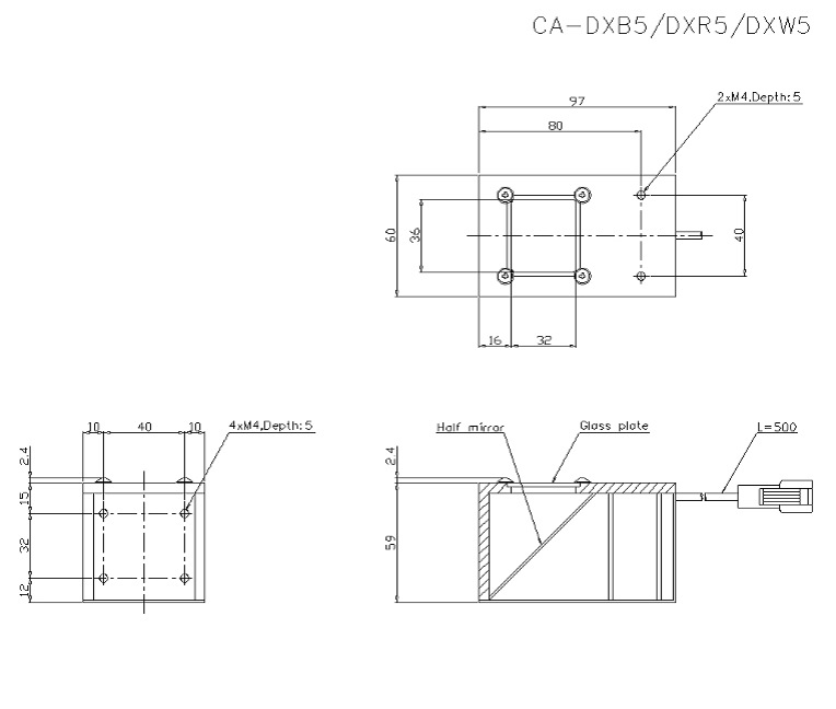 基恩士KEYENCE  同轴光源  CA-DXB5