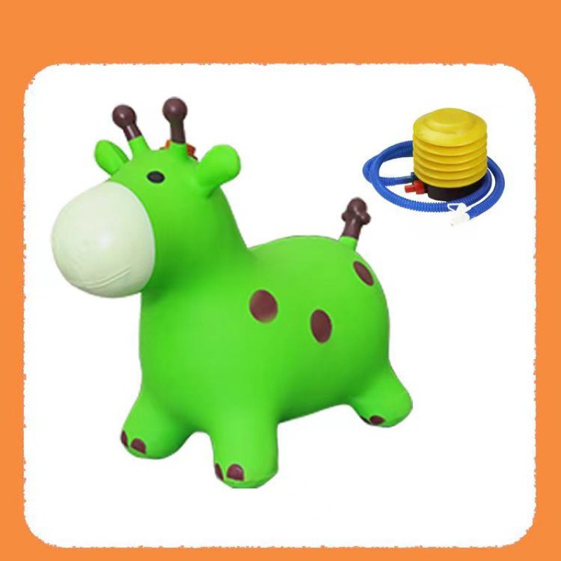 Green Musical Painted Green Hippopotamus