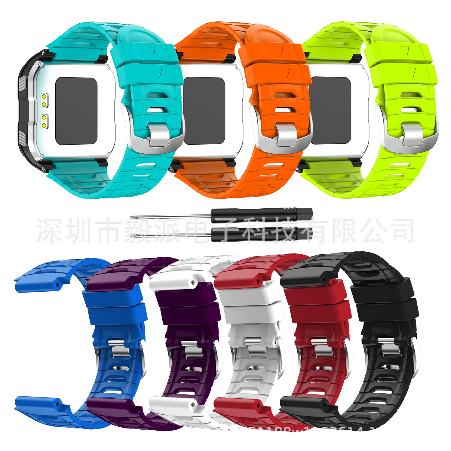 Correa de repuesto para Garmin Forerunner 920XT, pulsera deportiva monocroma, compatible con reloj inteligente Jiaming