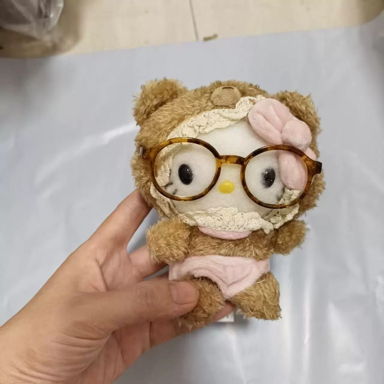 Плюшевый брелок (Sanrio) Hello Kitty, плюшевая кукла-талисман, размеры 10–16 см