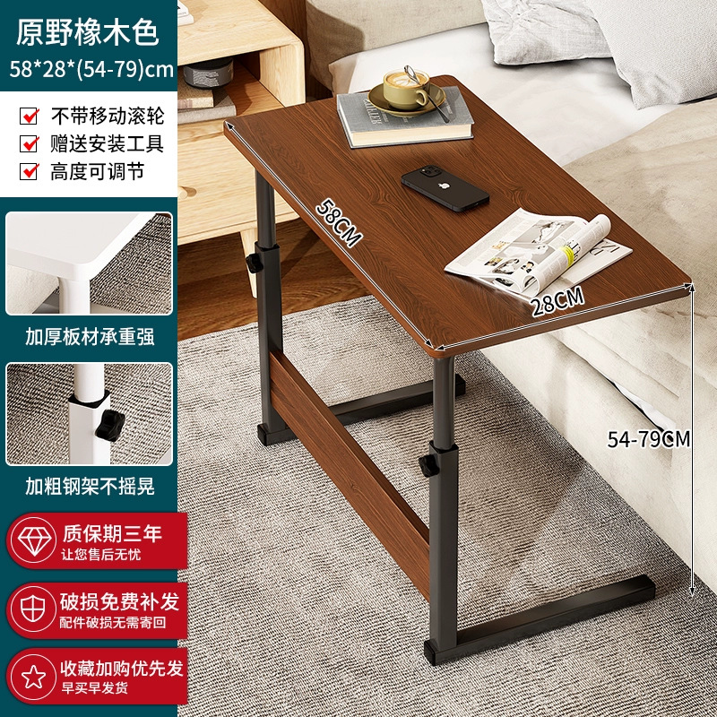 Mesa de cama elevadora móvil dormitorio de estudiantes mesa de estudio escritorio escritorio de escritorio escritorio de escritorio dormitorio escritorio de computadora pequeña mesa