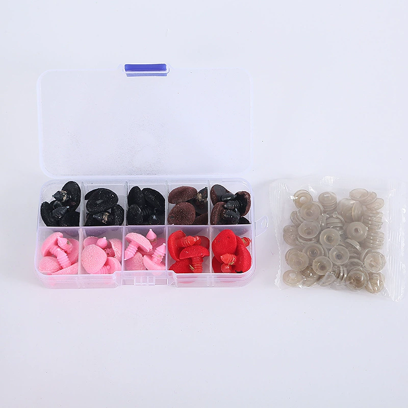 Plastic plush toy with accessories, screw, DIY