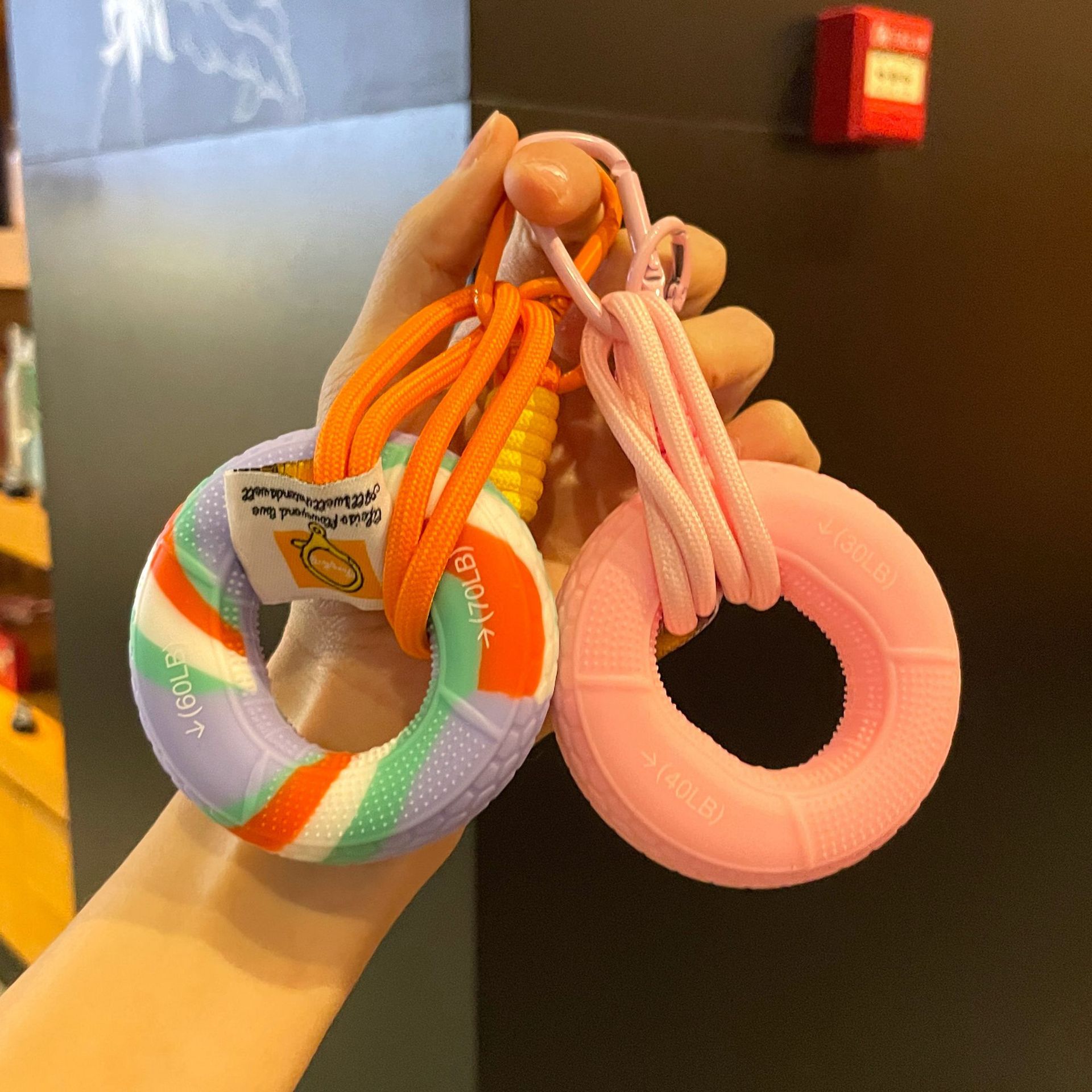 Stress Relief Fidget Keychain Grip Strengthener For Backpack_voghion.com