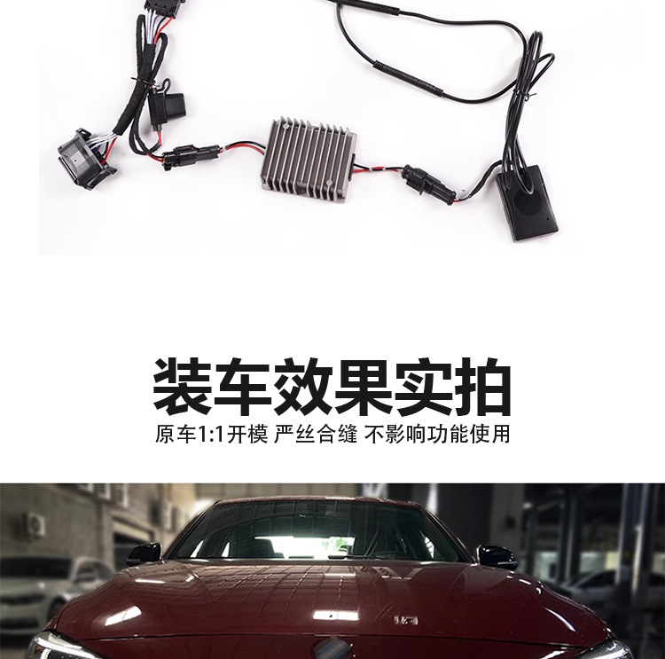 Suitable for Old Bmw 3 Series 5 Series F35F18 Modified Luminous Ring-Shaped Grille with Multiple Modes Parallel Bars Bright Black