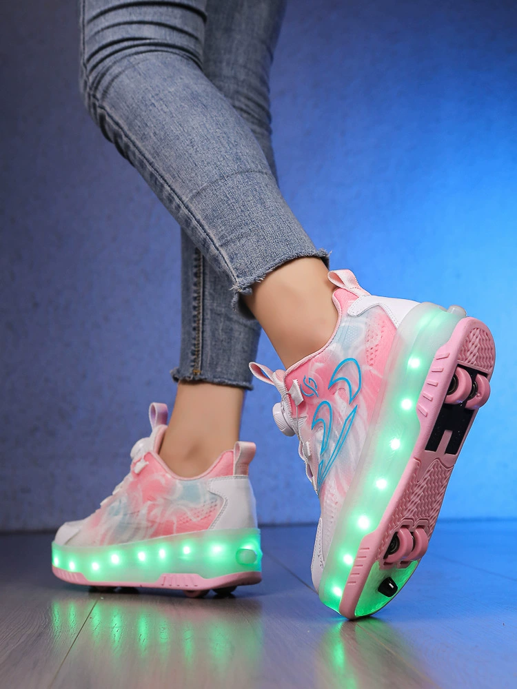 斯耐龙 Shoes on four wheels, детские двуколёсные коньки для мужчин и женщин, для пожилых, для учеников начальной школы, (Cross-border trading), для начинающих