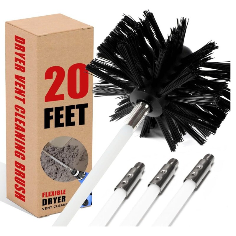 Chimney Cleaning Brush Tool Kit Chimney Brush Dryer Duct Cleaning Brush Set Amazon Cross-Border Bestseller