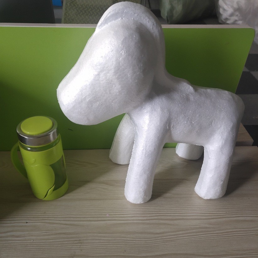 Oso de espuma directo de fábrica blanco DIY material de arreglo floral hecho a mano Día de San Valentín Rosa oso con juguete