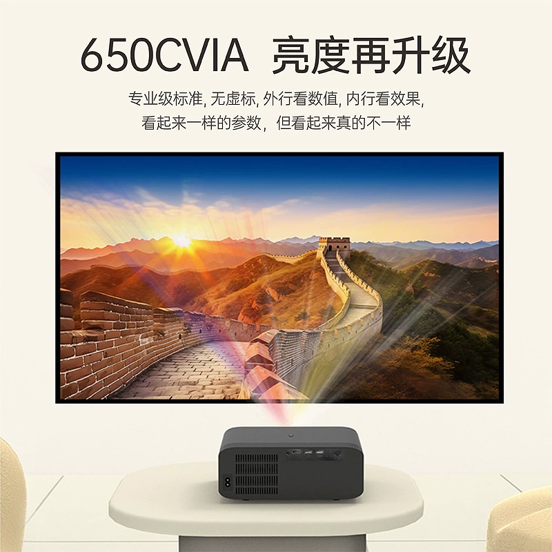 New E510 HD Projector Hotel bedroom Bargiers 4K Super Qing Office Teaching Projector