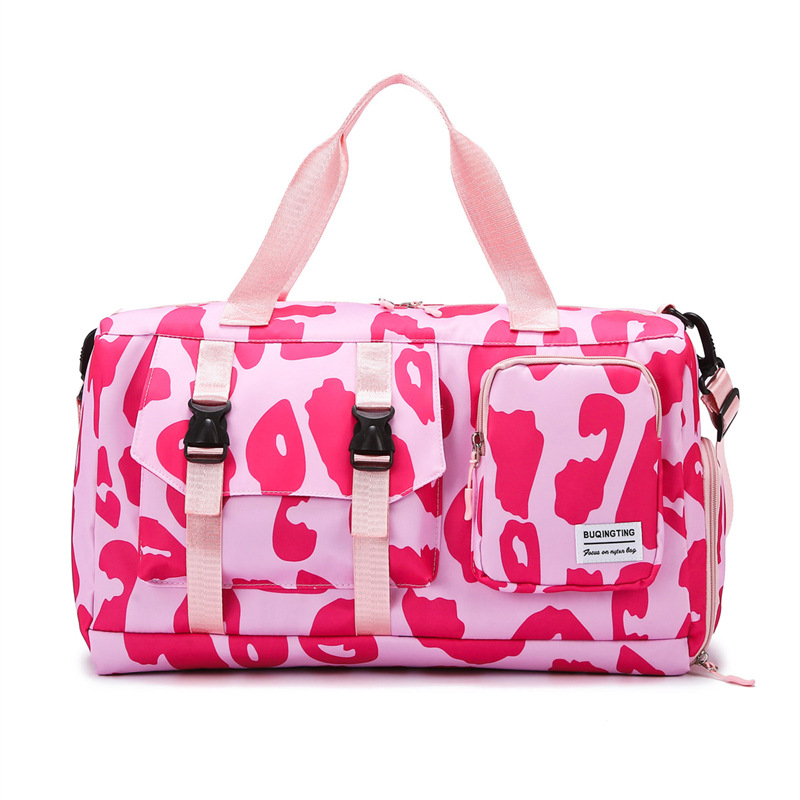 Nuevo bolso transfronterizo de gran capacidad de verano de mujeres de nicho de alta calidad bolso de viaje de moda impresa bolsa de mochila
