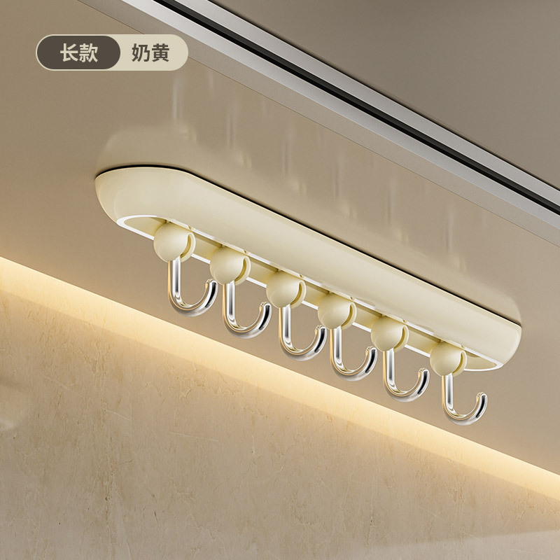 Gancho deslizante de lujo universal sin perforación, gancho de pared multifuncional de almacenamiento de carga fuerte detrás de la puerta