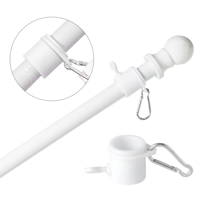 Оптовая продажа телескопических флагштоков из нержавеющей стали для наружного использования, 4 фута 5 дюймов, для Amazon