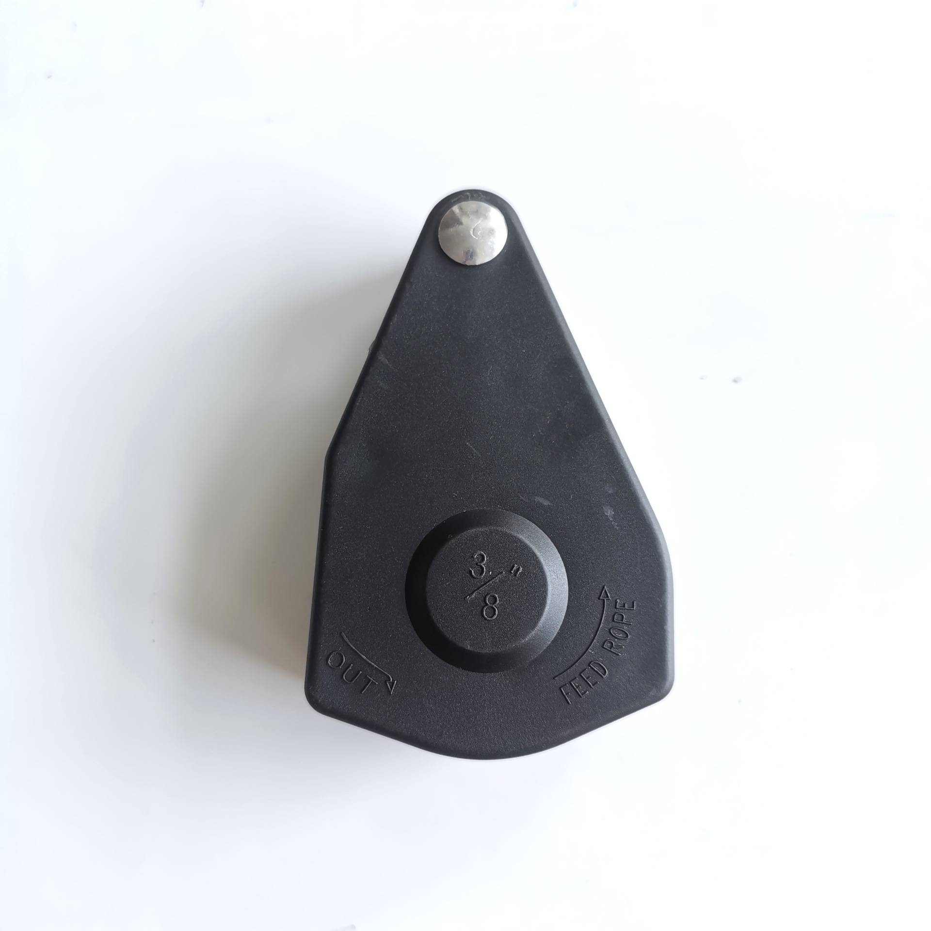 검정색 도르래 단일 제품(반제품) - 금속 바퀴 내장, 무선 및 후크 없음