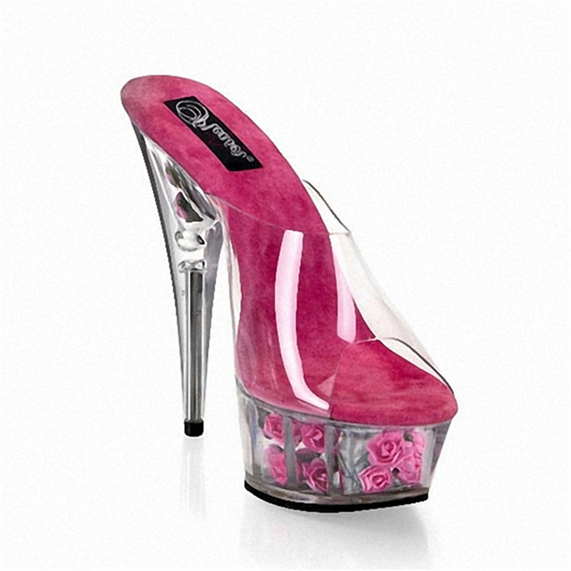 Fishbooth tacones mujeres 2024 nueva moda impermeable mesa Fishbooth moda sandalias de tacones de mujer tacones de rosa zapatos de mujer