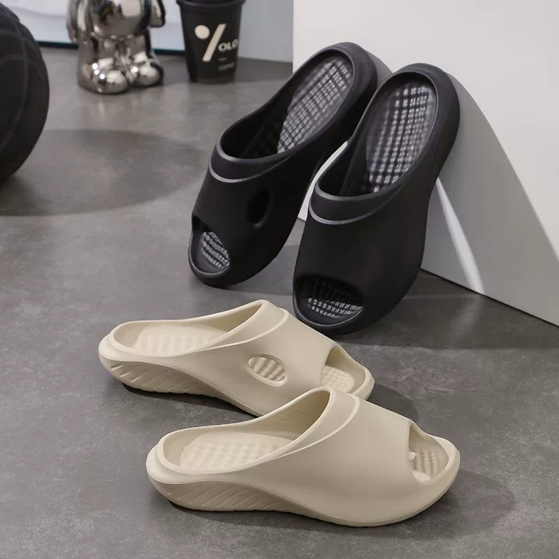 Мужские высококачественные комфортные спортивные универсальные уличные тапочки на толстой подошве, мягкие летние женские тапочки для трансграничной торговли.