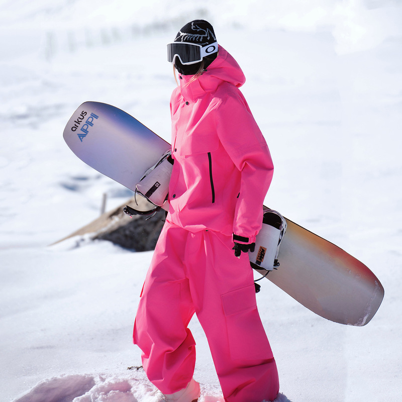 Ski Suit Women's Suit Men's Winter Windproof Waterproof Warm Thickened Ski Suit Pants Snowboarding Suit Ski Suit Women's Suit Men's Winter Windproof Waterproof Warm Thickened Ski Suit Pants Snowboarding Suit