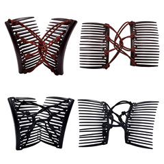 European and American new fashion exquisite magic elastic hair tie comb hair clip for running around hair clip