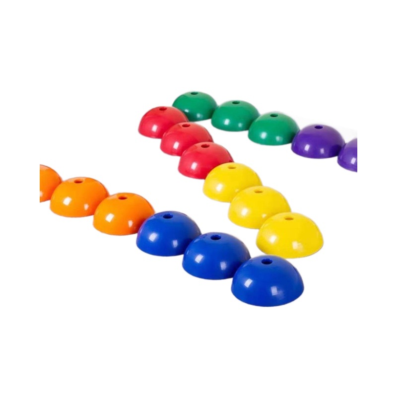 Bola de masaje almohadilla táctil del pie equipo de entrenamiento sensorial Bola de masaje BOLA DE semicírculo masaje almohadilla del pie equilibrio piedra de Río