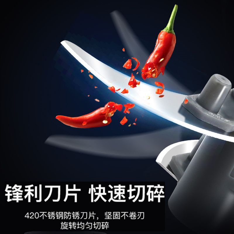 蒜泥家用手动拉蒜绞肉机厨房捣蒜器打蒜蓉大蒜压搅碎机拉绞搅蒜器