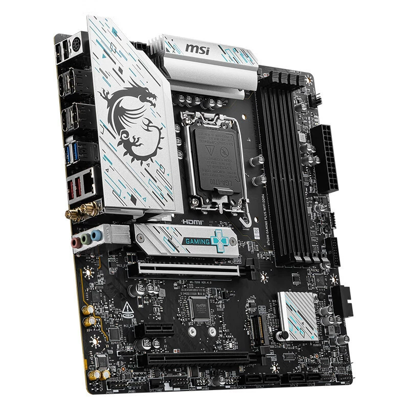 MSI B760M GAMING PLUS WIFI, материнская плата DDR4, совместима с процессором 14700KF