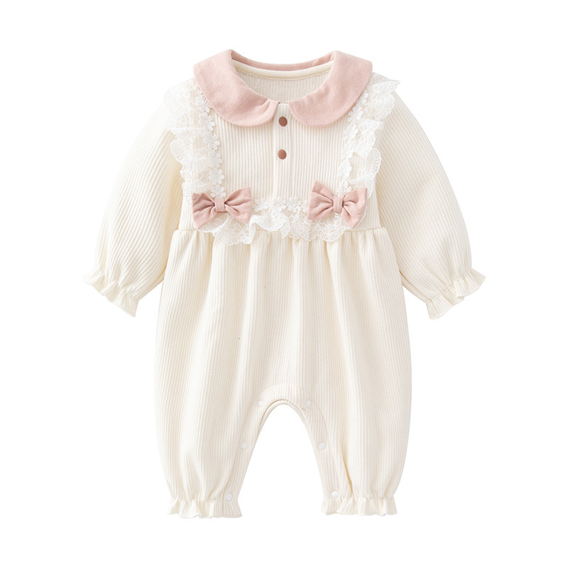 Title 5, Tutina per neonata con fodera in pile e fiocco ...