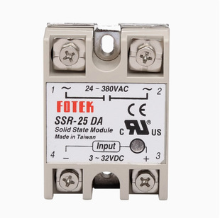 Link Cnc Single-Phase Solid State Relay Ssr-25Da Dc Controlled Ac 220V25A Small Solid