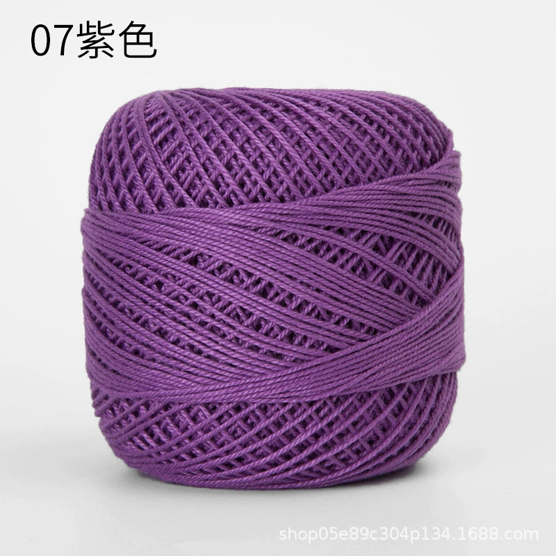 Шёлковая crochet нить шарики, 3 размера, разноцветная пряжа для вязания сумок и крючком