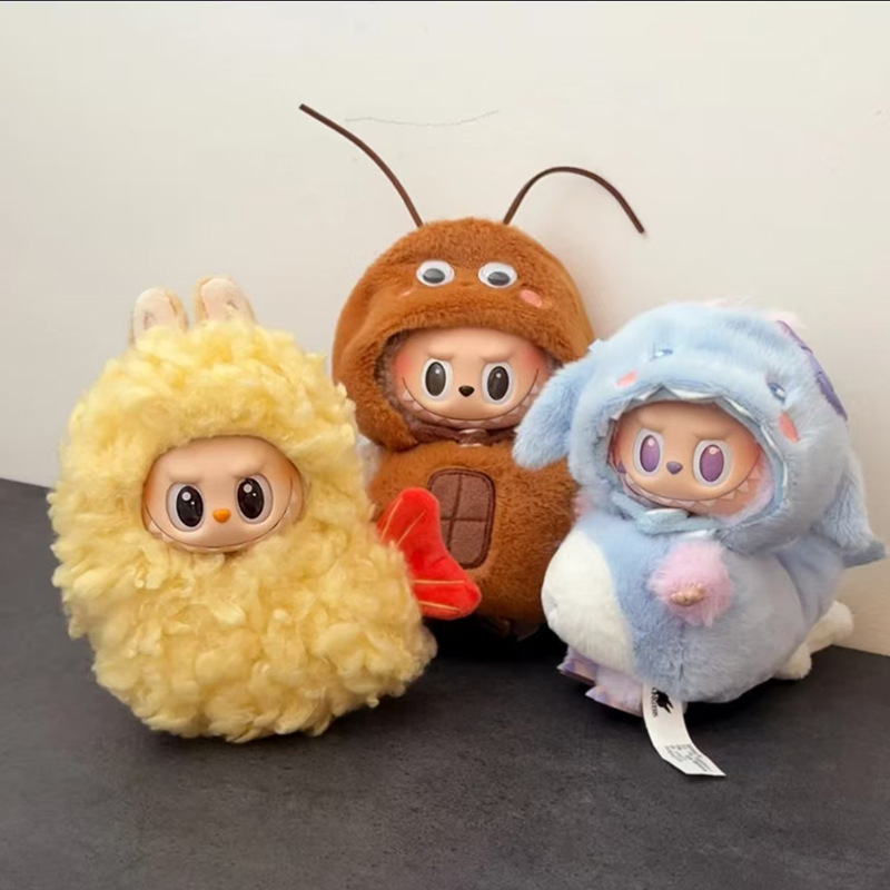 Labubu 第一世代、第二世代、第三世代ゴキブリ服フライドシュリンプスーツ 10 センチメートルベビー服着替えラブブ人形人形アクセサリー|undefined