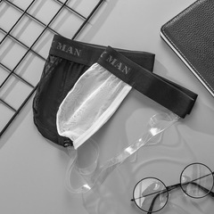 GTOPX MAN Transparent Mesh New Men's Personal Ice Silk Tanga Underwear Taobao Amazon Dual Tanga Pants